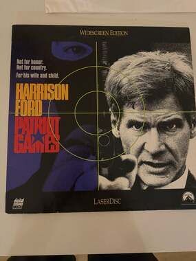 Patriot Games Widescreen Edition Laserdisc (1992)